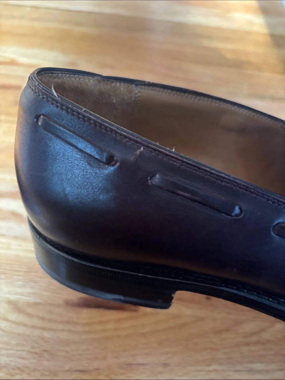 Salvatore Ferragamo Dark Brown Leather Tassel Loafers